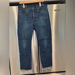 Rag & Bone Men's Standard Issue Fit 2
Slim Leg Denim Jeans Sz 32 raw hem